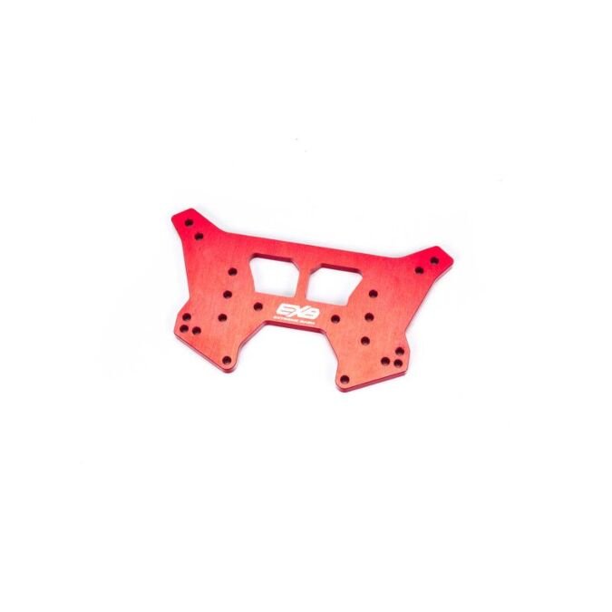 ARRMA Rear Aluminum Shock Tower CNC 7075 T6 RS, Red: EXB
