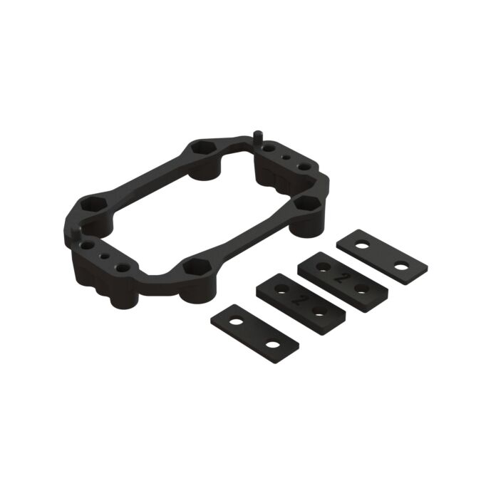 ARRMA Aluminum Servo Mount Plastic Holder Set