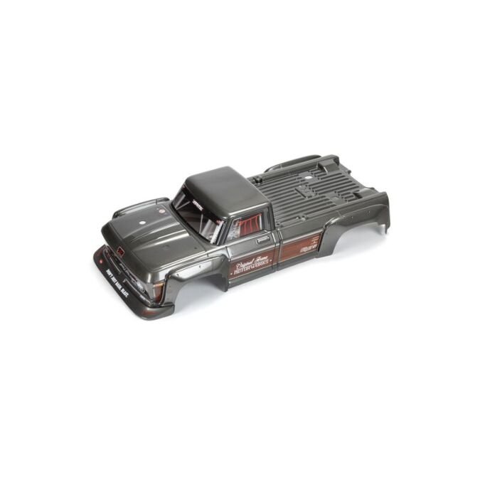 ARRMA Painted Decaled Trimmed Body, Gunmetal: Outcast 4x4