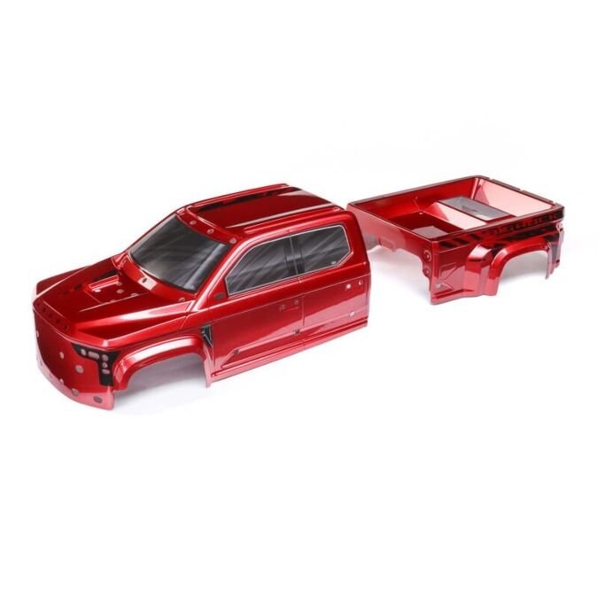 ARRMA BIG ROCK 6S BLX Painted Decaled Trimmed Body, Red