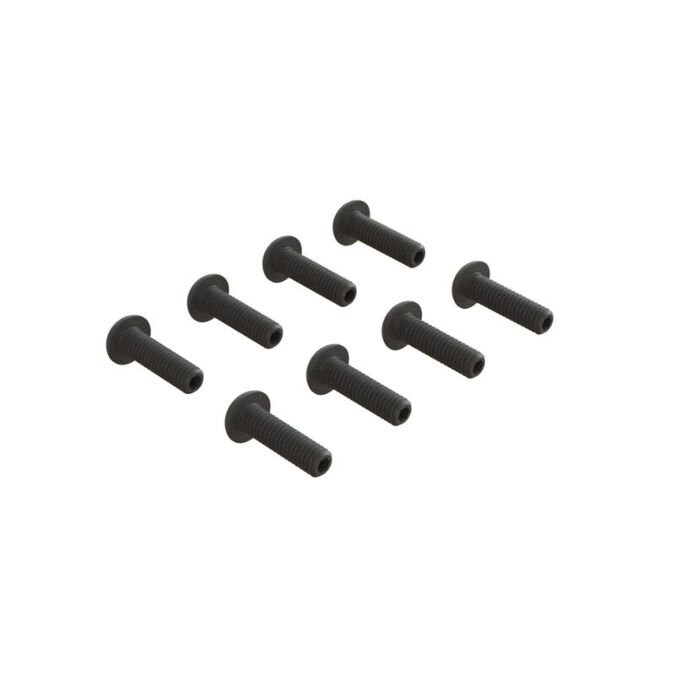 ARRMA Double Socket Button Head Screw, M4 x 14mm (8)