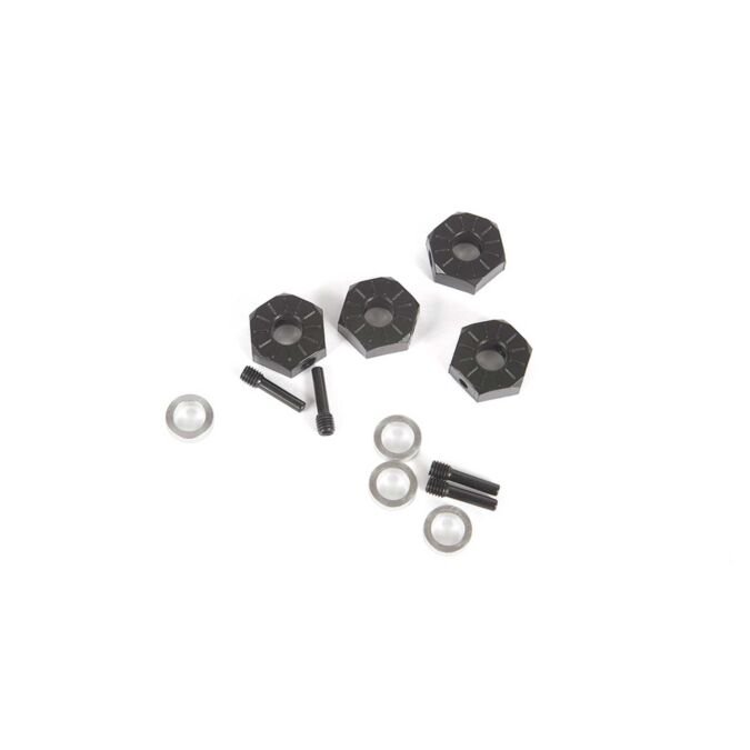 Axial 12mm Hex Screw Shaft & Spacer (4): Capra 1.9 UTB, SCX10 III Base Camp