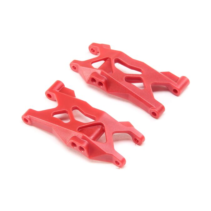 Axial Front Lower Control Arm Set, Red: Yeti Jr