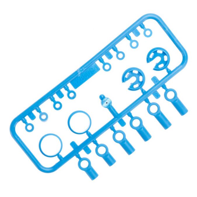 Axial 10mm Shock Parts Tree 2 Blue
