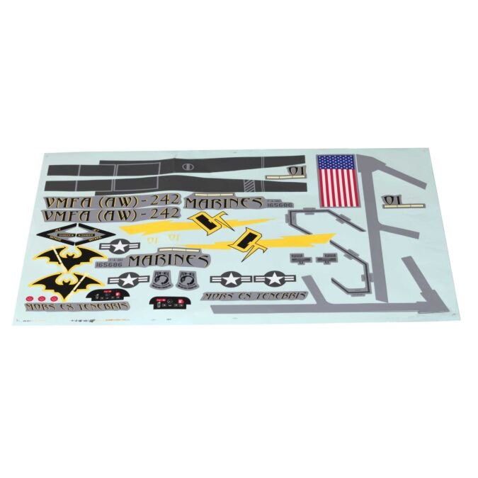 E-flite Decal Sheet: F-18 80mm EDF