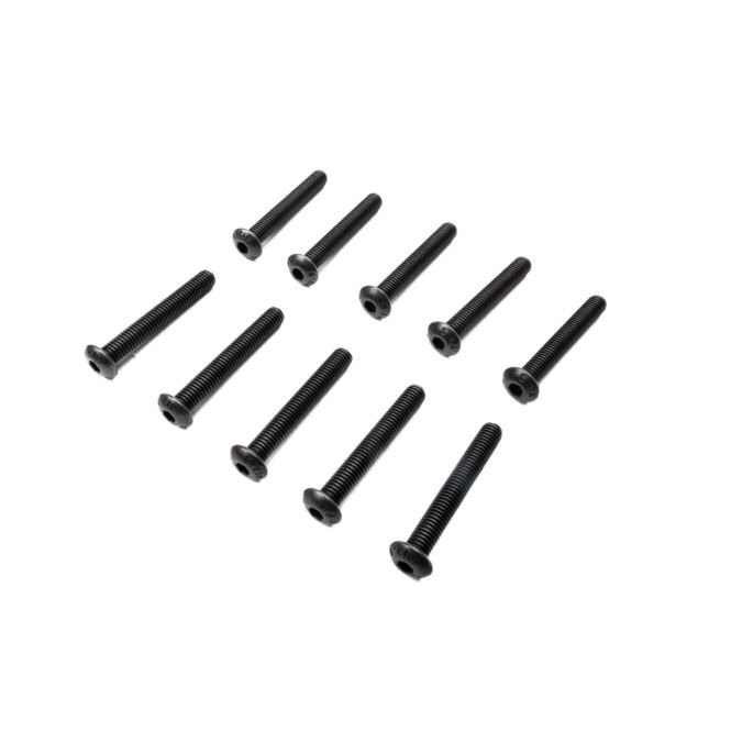 Losi Button Head Screws, M5 x 35mm STL (10)