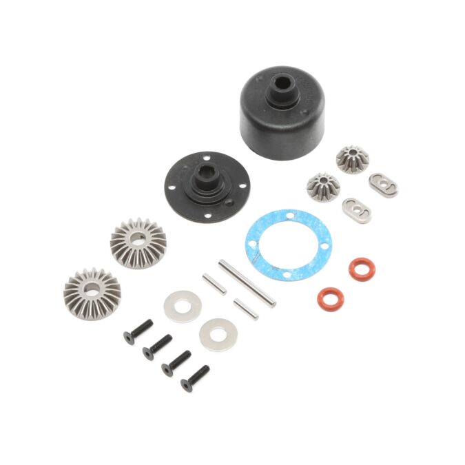 Losi Differential Case and Hardware: 8, 8T RTR