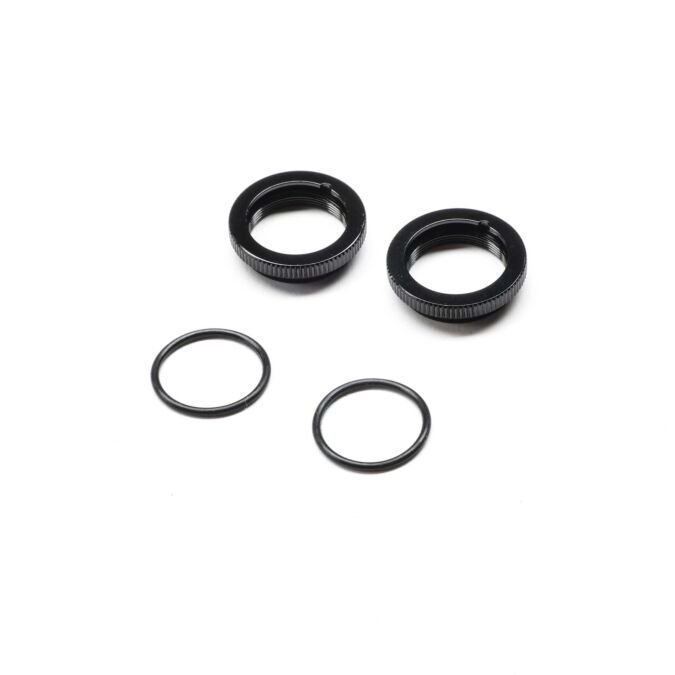 Team Losi Racing Threaded Spring Collar, 13mm (2): 22X