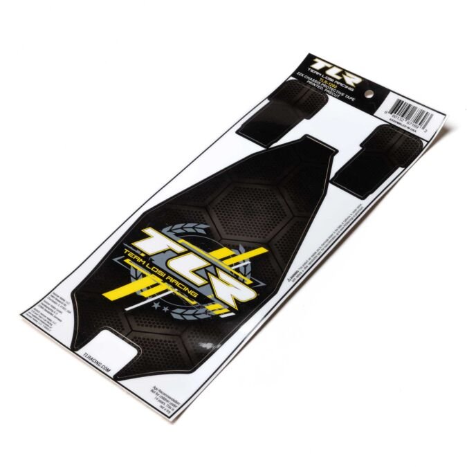 Team Losi Racing 22X Chassis Protective Tape, Printed, Precut