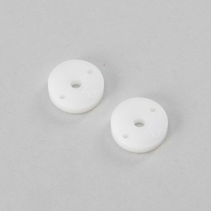 Team Losi Racing Machined Shock Pistons, 2 x 1.5mm, G3 (2)