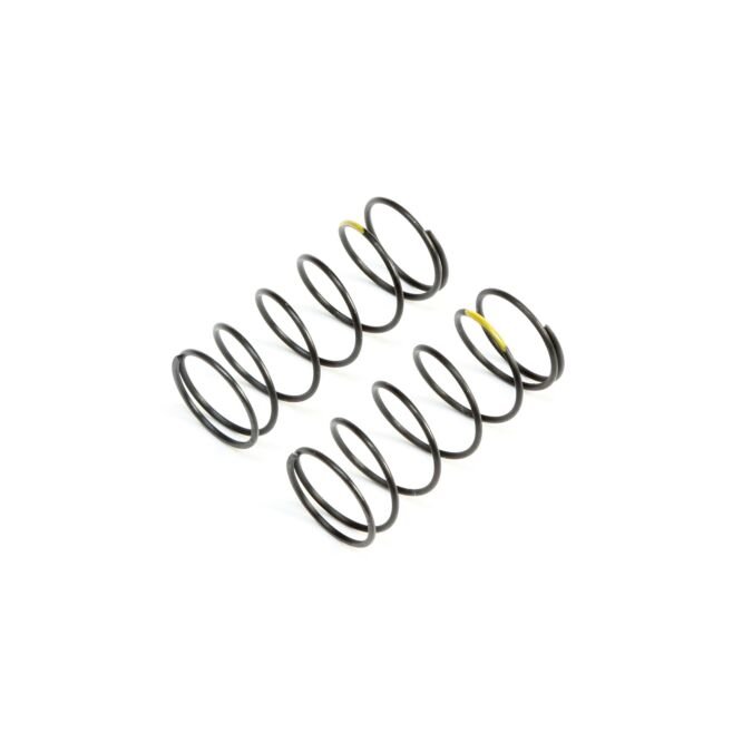 Team Losi Racing Front Springs, Yellow, Low Frequency 12mm (2)