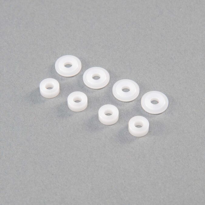 Team Losi Racing Shock Seal Bushings, Machined, G3 3mm V2 (4)