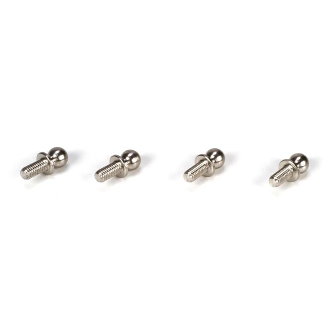 Team Losi Racing Ball Stud, Low Mount, 4.8 x 6mm (4): 22/T/SCT
