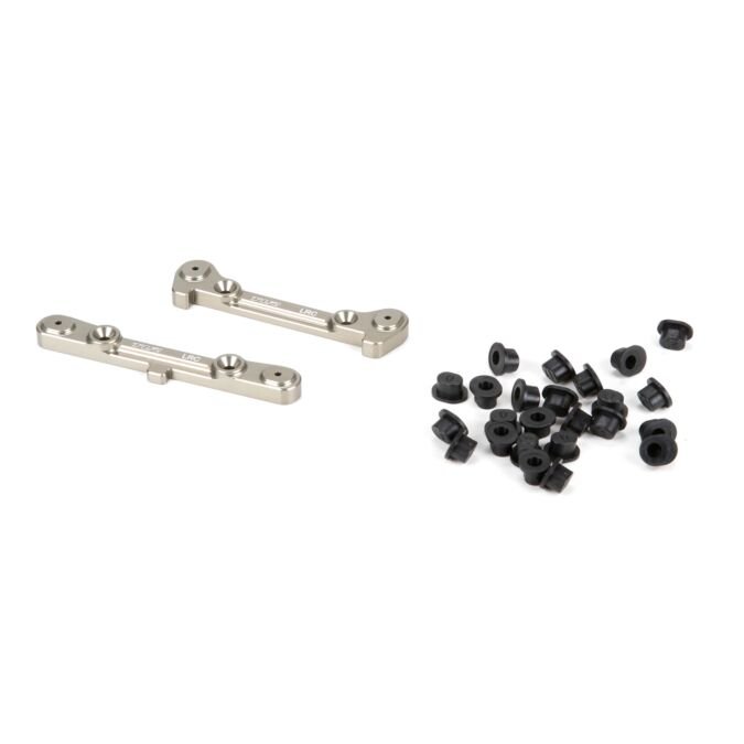 Team Losi Racing LRC Adjustable Rear Hinge Pin Brace Set: 8IGHT 4.0