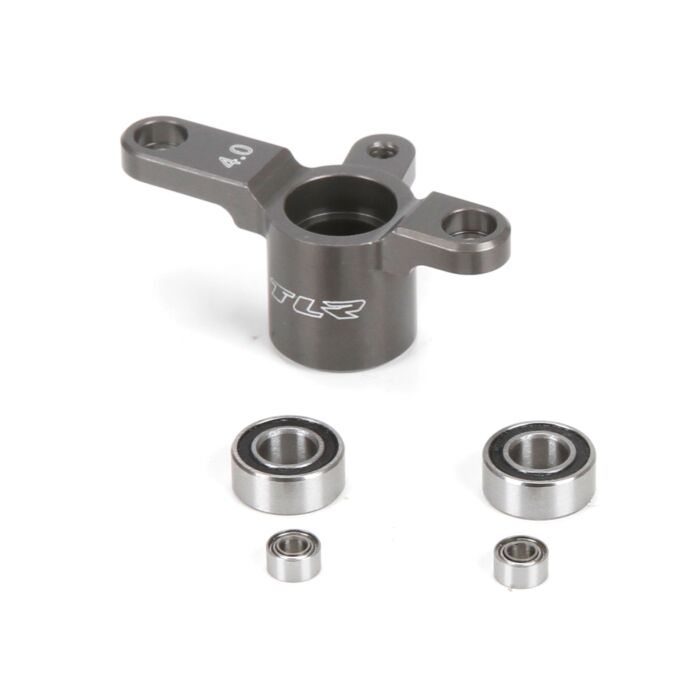 Team Losi Racing Aluminum Throttle Tri-Horn with Bearings: 8IGHT 4.0