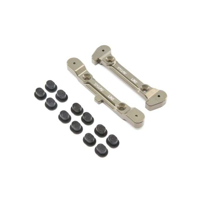 Team Losi Racing Offset Adjustable Rear Pivot Brace with Inserts: 8 4.0 Tuning Kit