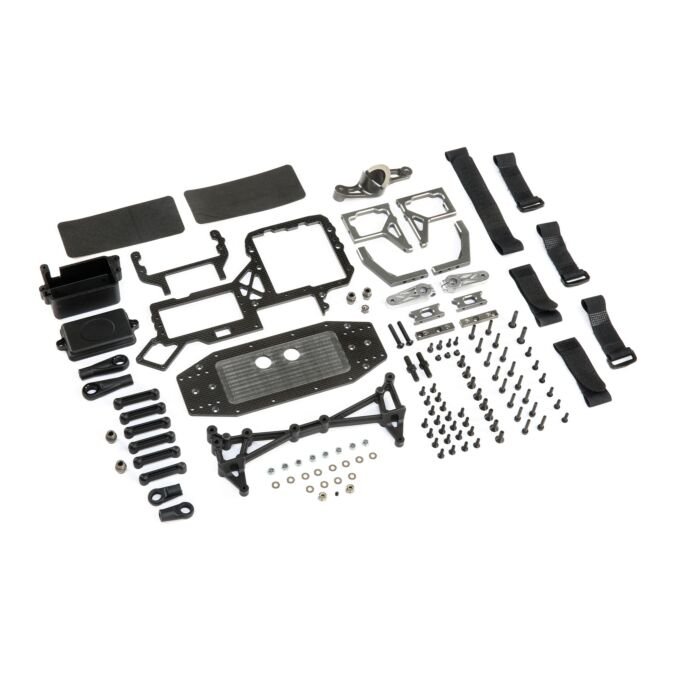 Team Losi Racing Dual Steering Servo Tray Conversion: 5ive T, 5ive B