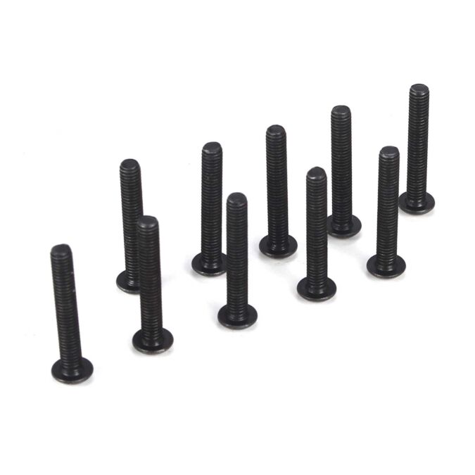 Team Losi Racing Button Head Screws, M3 x 20mm (10)