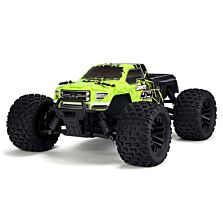 ARRMA 1/10 GRANITE 4X4 RTR Brushed Monster Truck (Battery & Charger Included), Red/Black