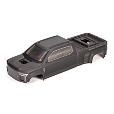 ARRMA BIG ROCK CREW 4X4 Cab Clipless Painted Decaled Trimmed Body, Matte Black