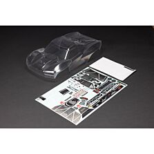 ARRMA 1/10 Clear Body with Decals: FURY 2WD