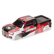 ARRMA GRANITE Clipless Painted Decaled Trimmed Body, Red