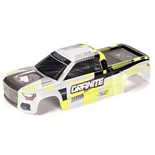 ARRMA 1/10 Clipless Painted Decaled Body, Yellow: GRANITE 4X4