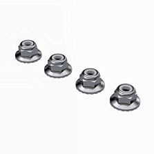 ARRMA Wide Flanged Nyloc Nut M4 (4)
