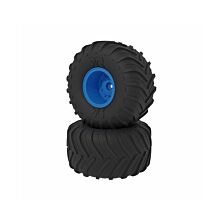 ARRMA dBoots Chevron MT Tire Set, Glued, Blue