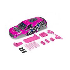 ARRMA 1/10 GORGON Painted, Decaled & Trimmed Body Set : Pink/Black