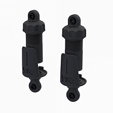 ARRMA Shock Set Bore: 11mm, Length: 70mm, Piston: 2x1.3mm, Oil: 2000cSt, Black with Bump Stop