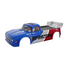ARRMA INFRACTION 4X4 All-Road 3S BLX Painted Decaled Trimmed Body, Blue/Red