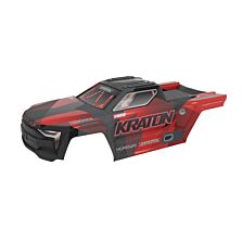 ARRMA MINI KRATON Body, Black/Red