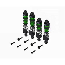 ARRMA Shock Set, Front/Rear Assembled, 1300cSt Oil, Green (4Pcs): MINI