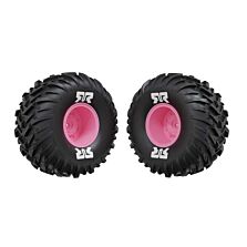 ARRMA dBoots Cut Chevron MT Tire Set Glued, Pink