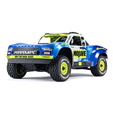 ARRMA 1/16 MOJAVE GROM 4X4 RTR Brushed Desert Truck (Battery &amp; Charger Included), Blue/White