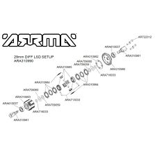ARRMA Limited Slip F/R Diff Set GP4 5mm 10k