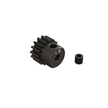ARRMA 15T 0.8Mod 1/8" Bore CNC Steel Pinion Gear