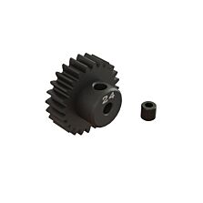ARRMA 24T 0.8Mod 1/8" Bore CNC Steel Pinion Gear