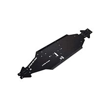 ARRMA Aluminum Chassis CNC 7075 T6 LWB, Black: EXB