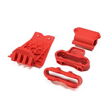 ARRMA Lower Skid And Bumper Mount Set, Red