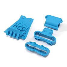 ARRMA Lower Skid And Bumper Mount Set, Blue
