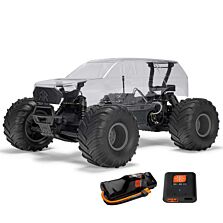 ARRMA 1/10 GORGON 2WD RTA Kit Brushed Monster Truck (Battery &amp; Charger Included), Clear