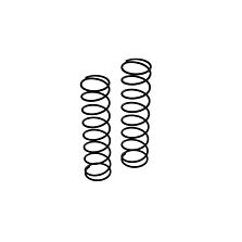 ARRMA Shock Springs, 72mm 0.97N/mm (5.54lbf/in) (2)