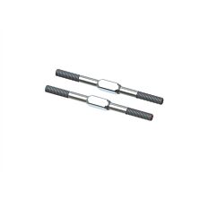 ARRMA Steel Turnbuckle, M4x60mm Silver (2): EXB