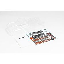 ARRMA 1/10 Clear Body with Decals and Window Masks: OUTCAST 4X4 BLX