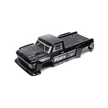 ARRMA 1/8 Painted Decaled Trimmed Body, Black : Outcast 6S BLX
