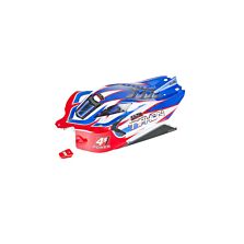 ARRMA TYPHON TLR Tuned Finished Body Red/Blue