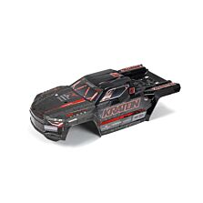 ARRMA KRATON 6S EXB Painted Decalled Cut Body, Black / Red