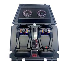 ARRMA Interior, Black with Decals: MOJAVE 6S BLX